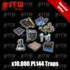 10,000 x 144 Traps